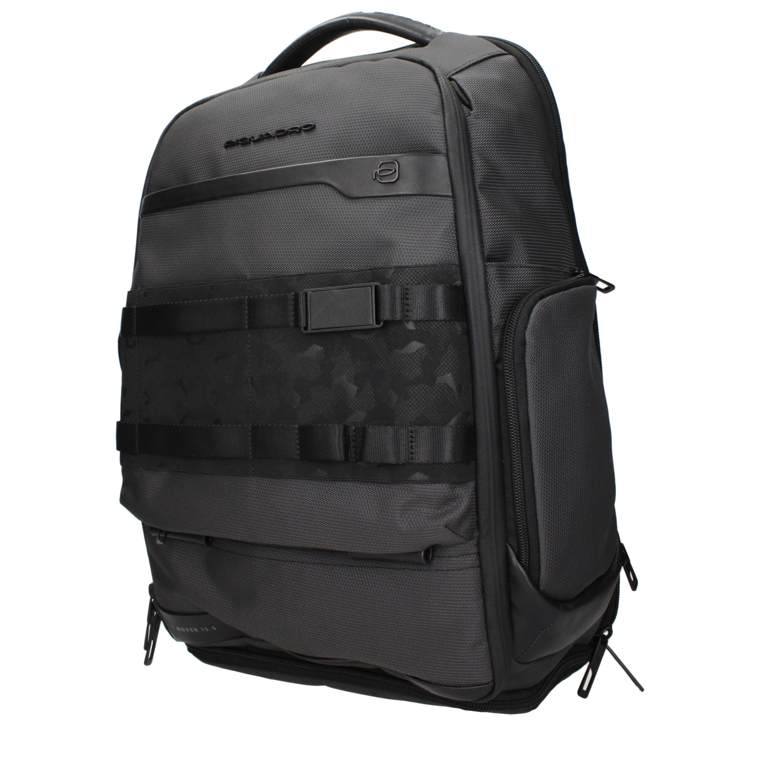 Gray Fabric Backpacks Piquadro