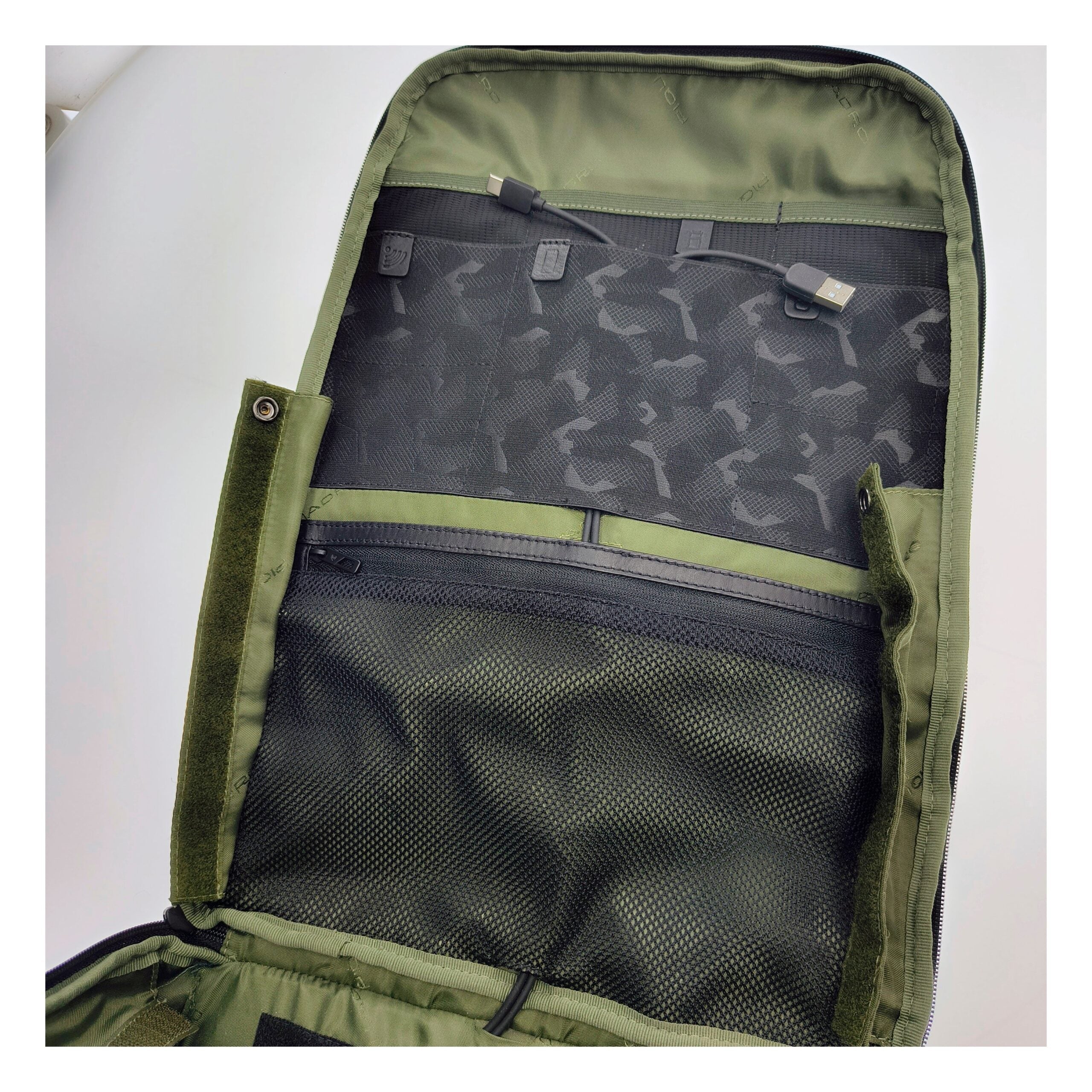 Gray Fabric Backpacks Piquadro