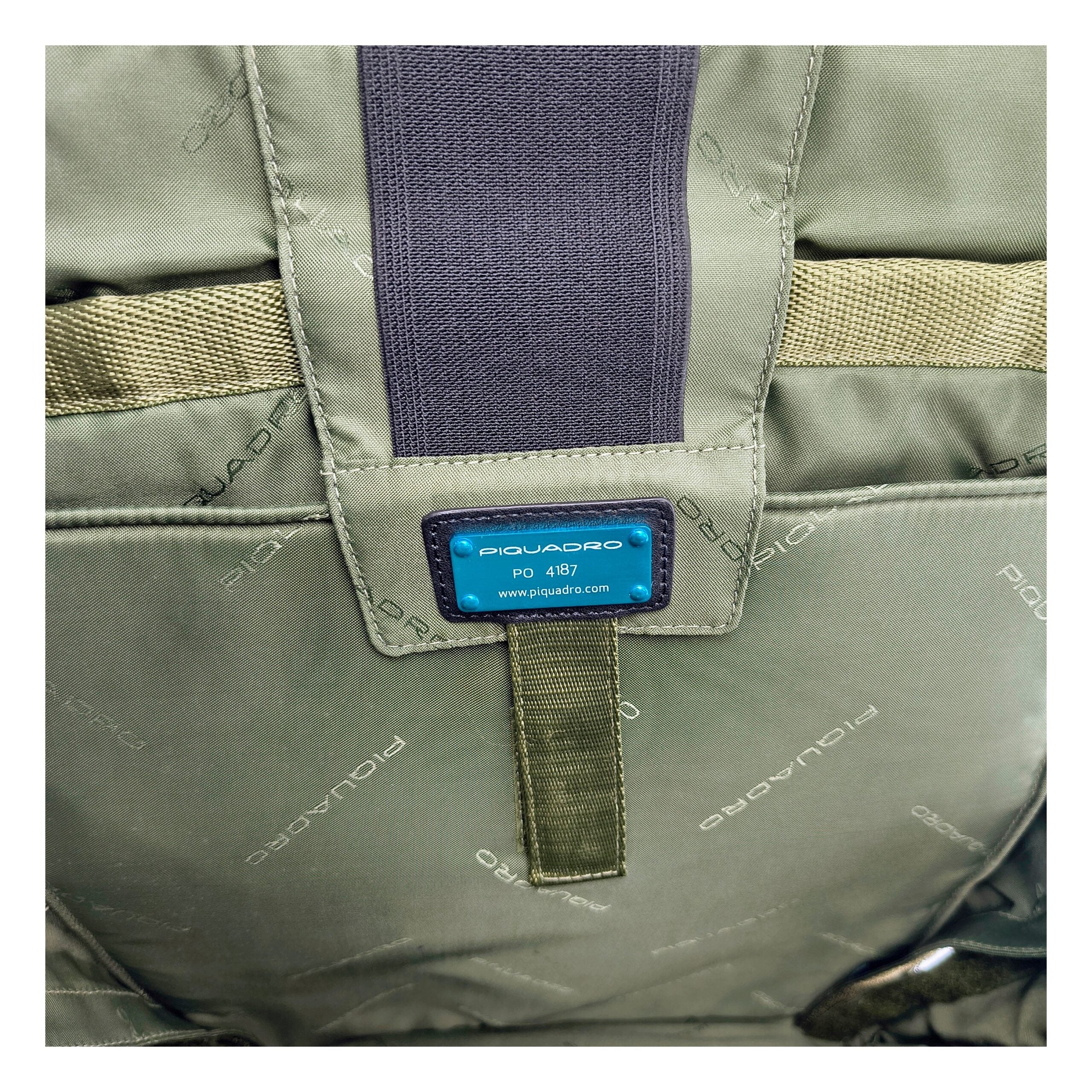 Gray Fabric Backpacks Piquadro