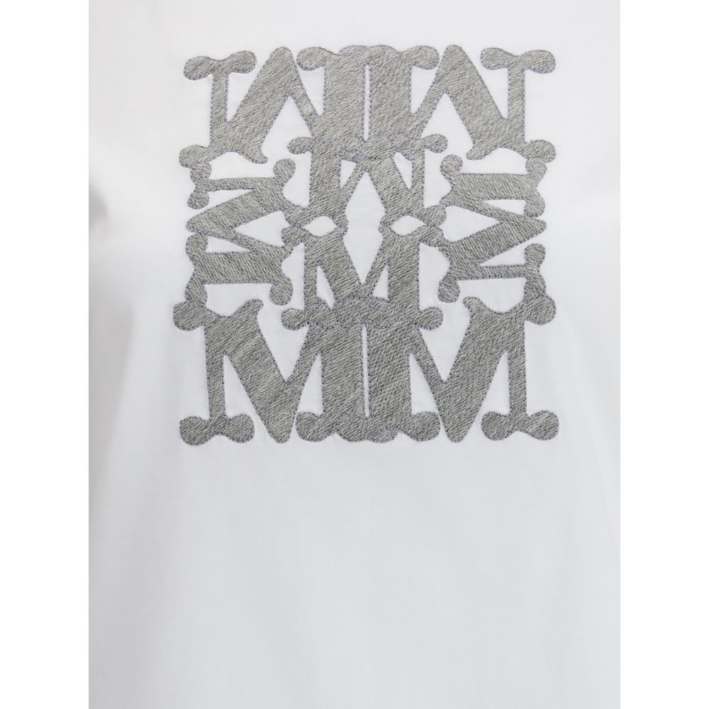 Embroidered monogram T-shirt Max Mara