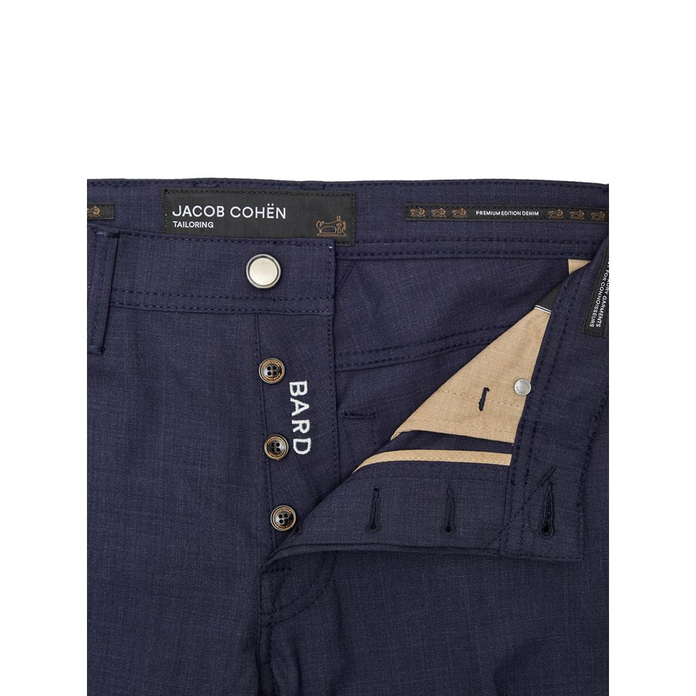 Blue Wool Pant Jacob Cohen