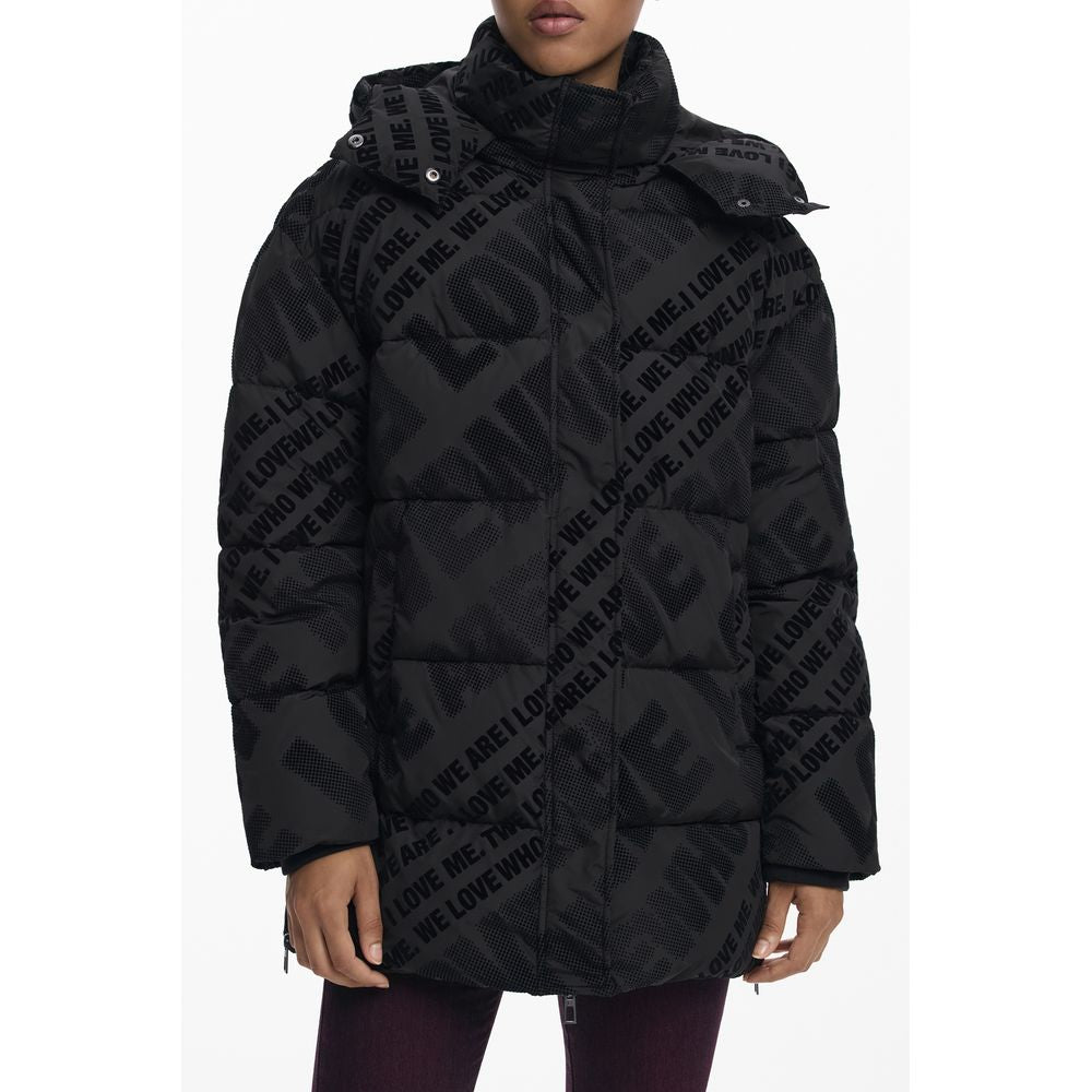Black Polyester Women Jacket Desigual