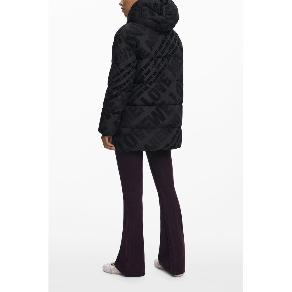 Black Polyester Women Jacket Desigual