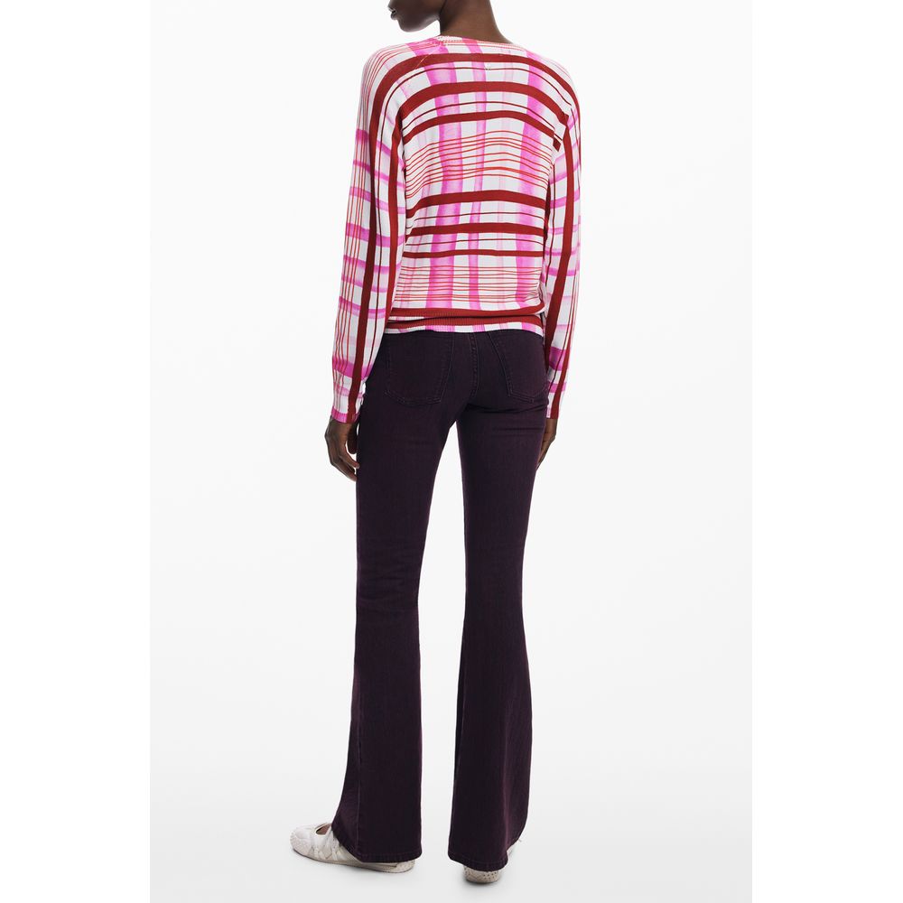 Pink Viscose Women Sweater Desigual