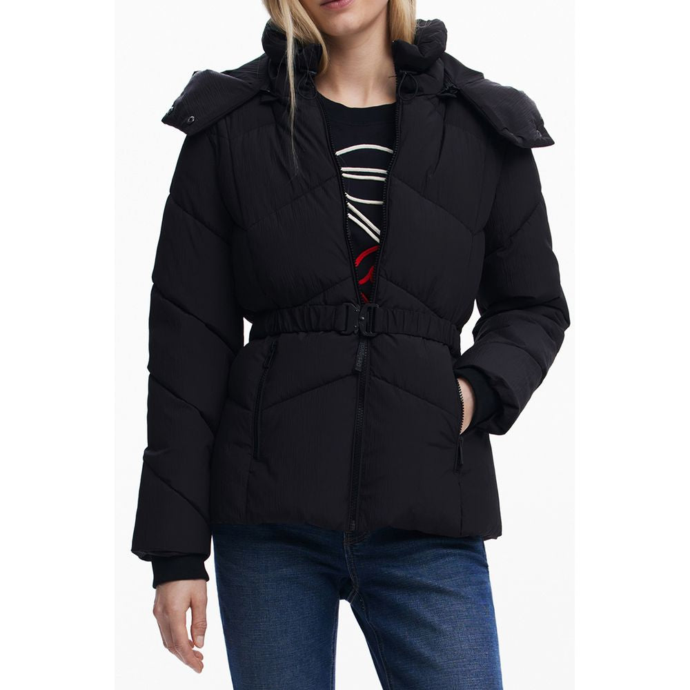 Black Polyester Women Jacket Desigual