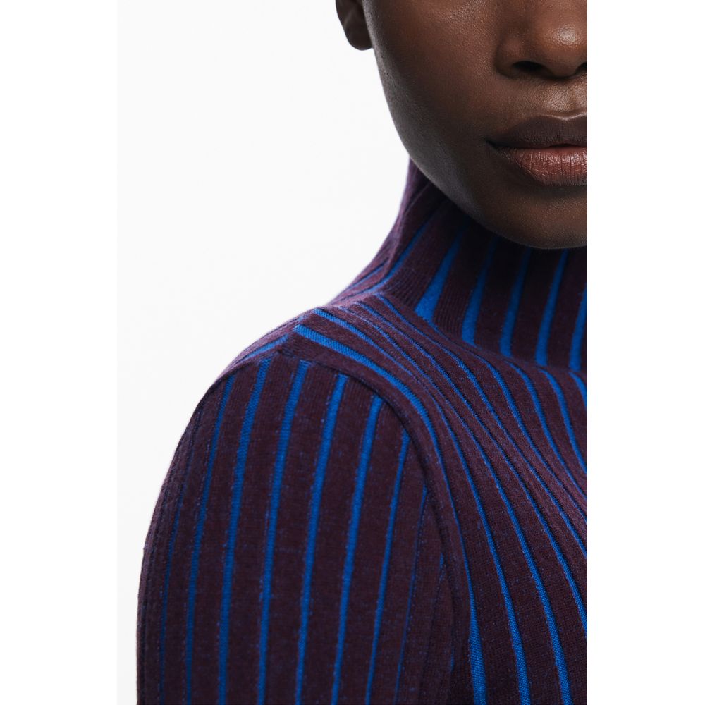Brown Polyester Women Sweater Desigual