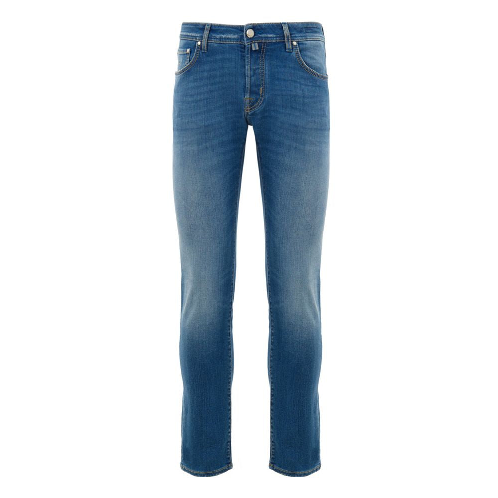 Blue Cotton Skinny Jean Jacob Cohen