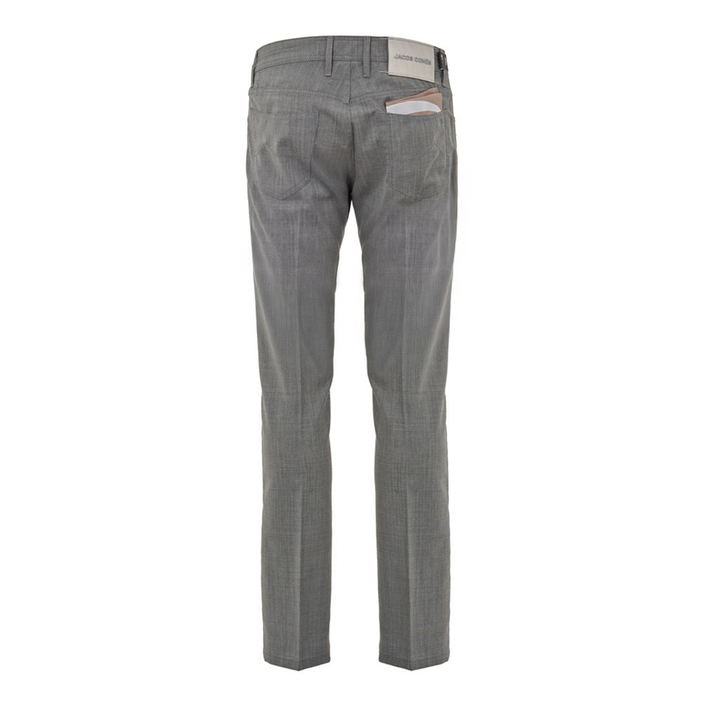 Gray Wool Pant Jacob Cohen