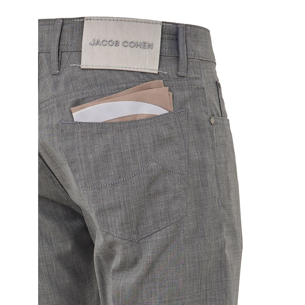 Gray Wool Pant Jacob Cohen