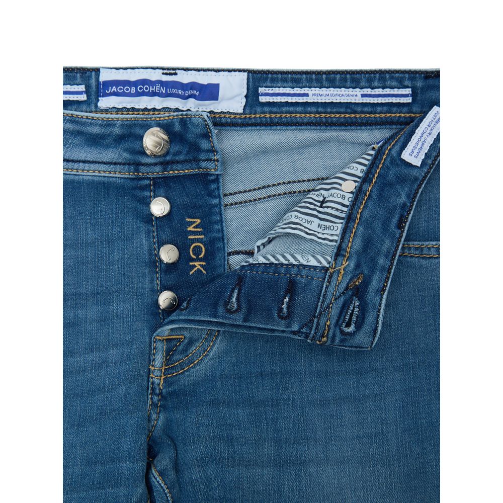 Blue Cotton Skinny Jean Jacob Cohen