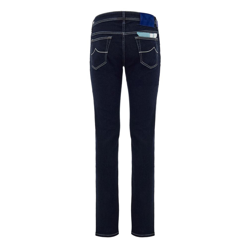 Blue Cotton Skinny Jean Jacob Cohen