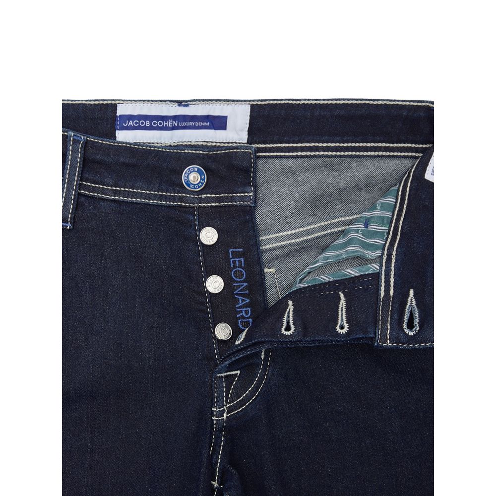 Blue Cotton Skinny Jean Jacob Cohen
