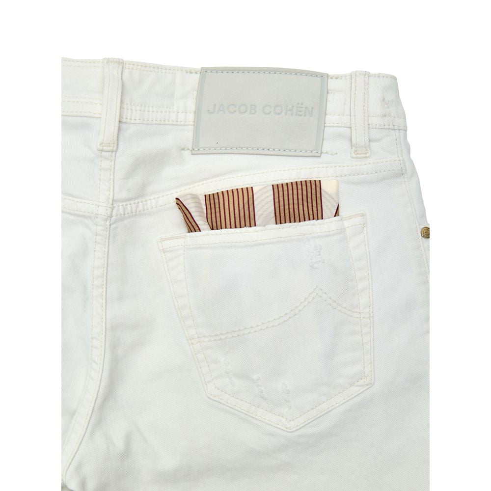 White Cotton Skinny Jean Jacob Cohen