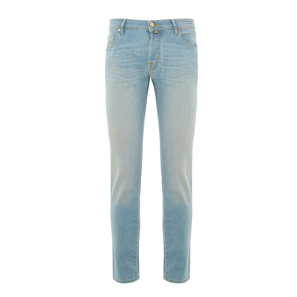Blue Cotton Skinny Jean Jacob Cohen