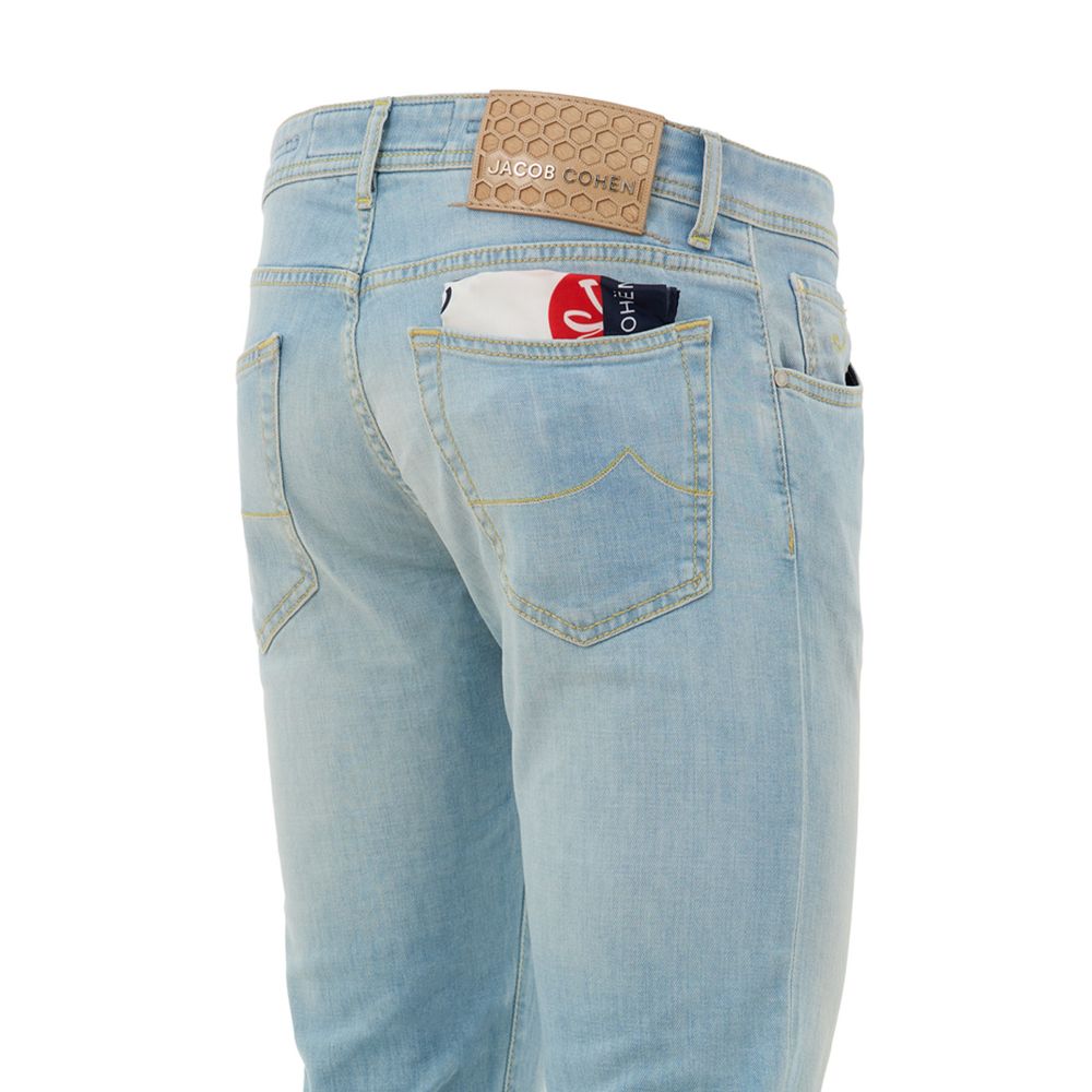 Blue Cotton Skinny Jean Jacob Cohen