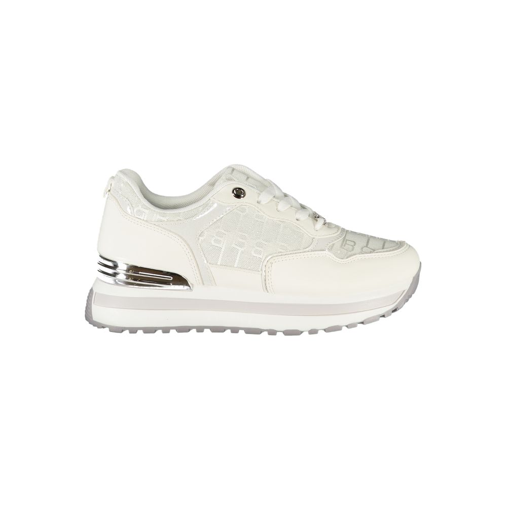 White Polyester Women Sneaker Laura Biagiotti
