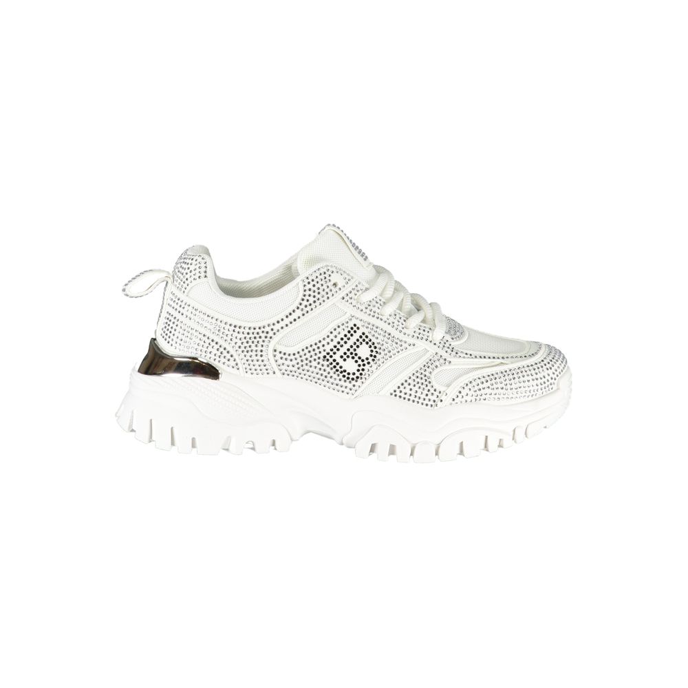 White Polyester Women Sneaker Laura Biagiotti