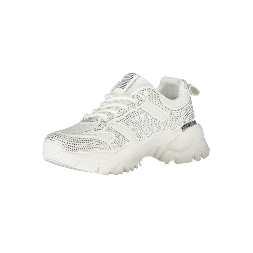 White Polyester Women Sneaker Laura Biagiotti