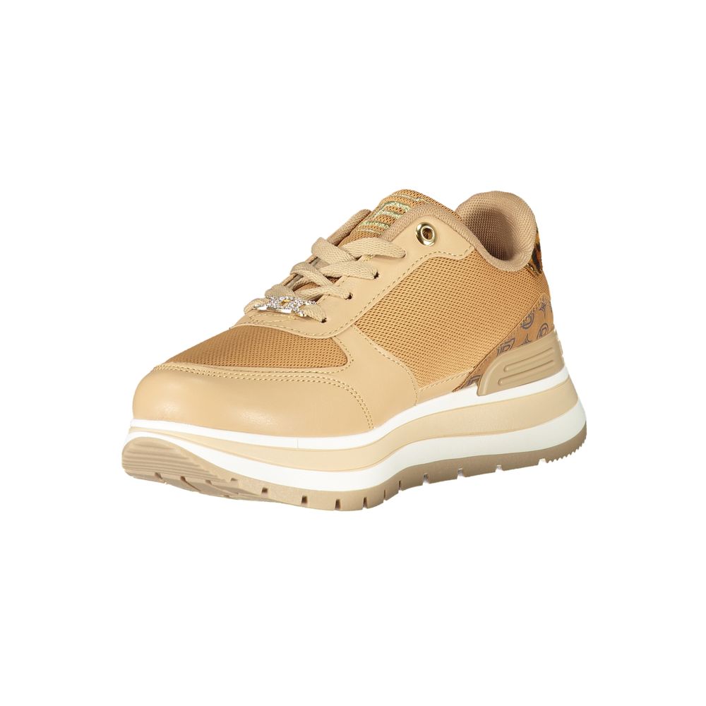 Brown Polyester Women Sneaker Laura Biagiotti