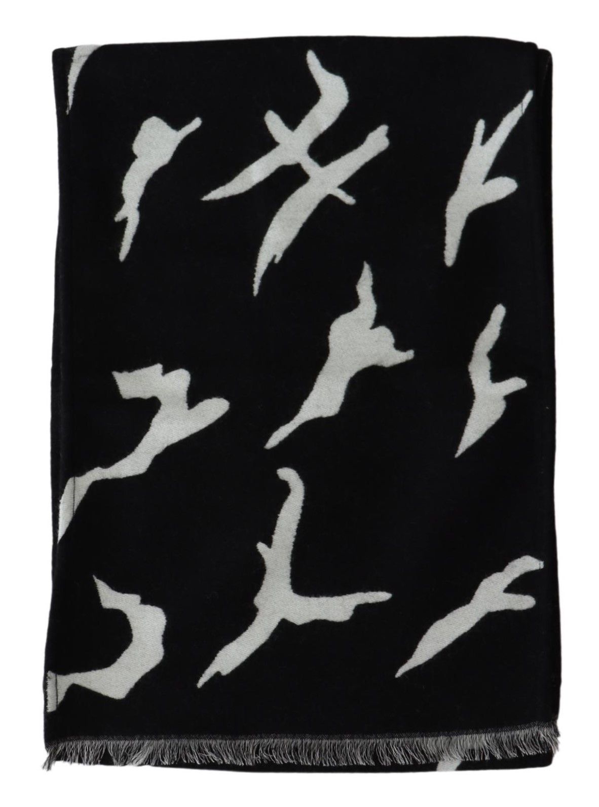Black White Wool Unisex Winter Warm Scarf Wrap Shawl Givenchy