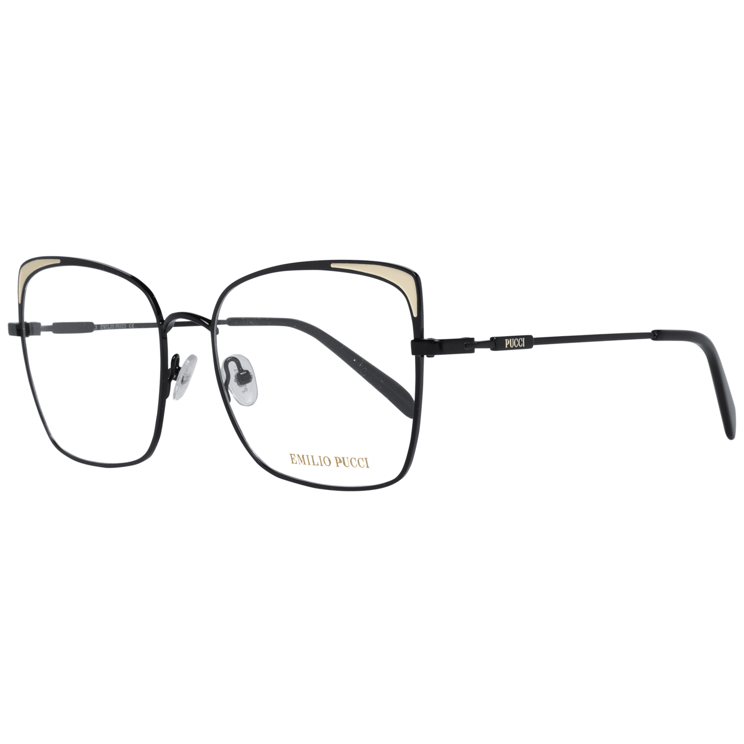 Black Women Glasses Frame Emilio Pucci