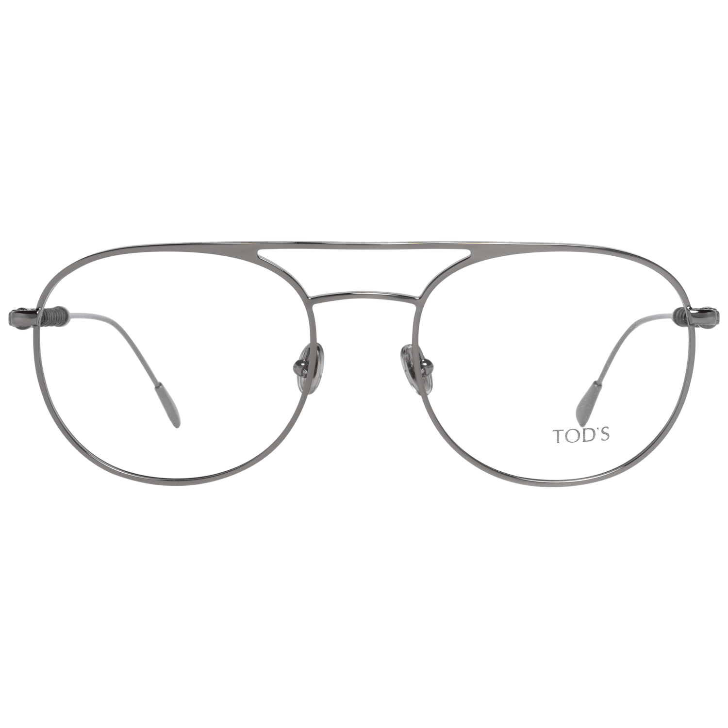 Silver Men Glasses Frame Tod's