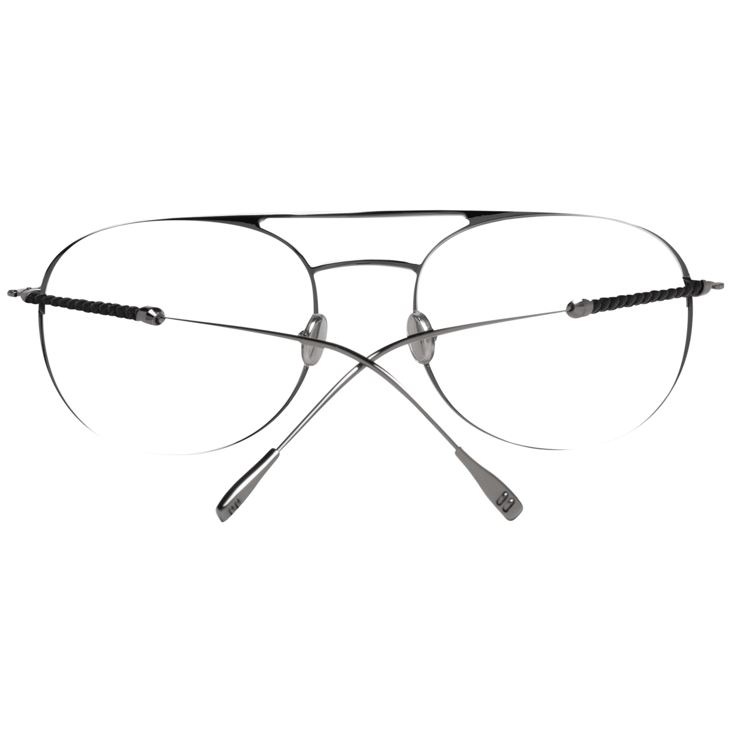 Silver Men Glasses Frame Tod's