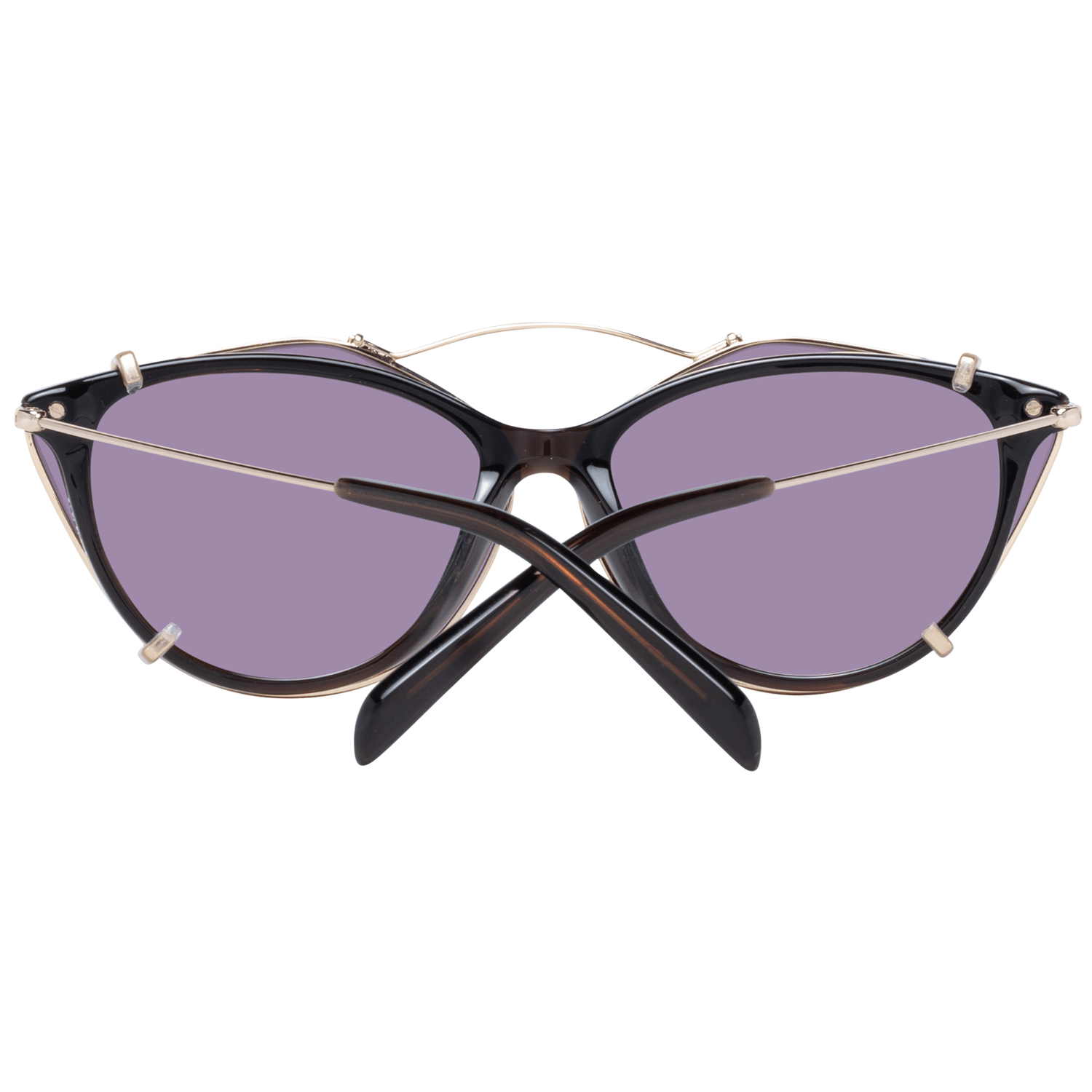 Brown Women Glasses Frame Emilio Pucci