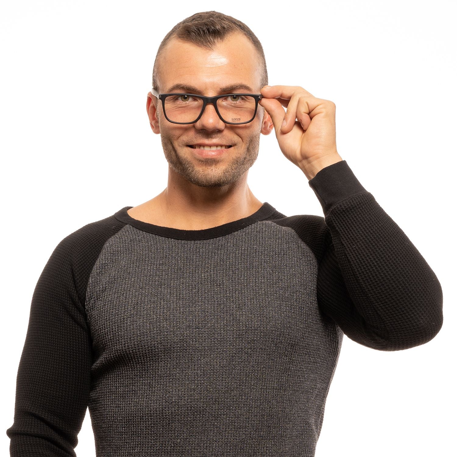 Black Men Glasses Frame Lozza