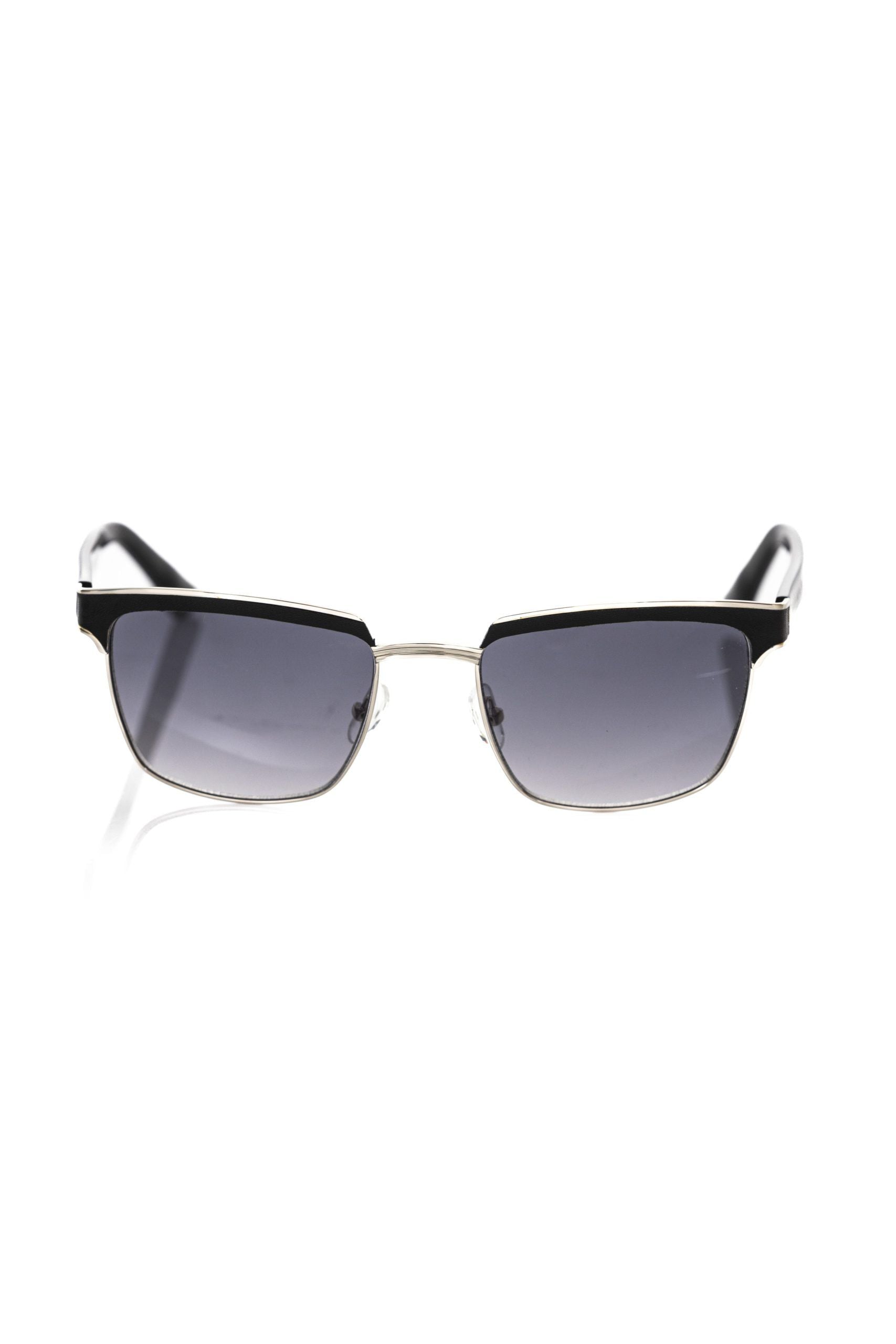 Black Metallic Fiber Men Sunglass Frankie Morello