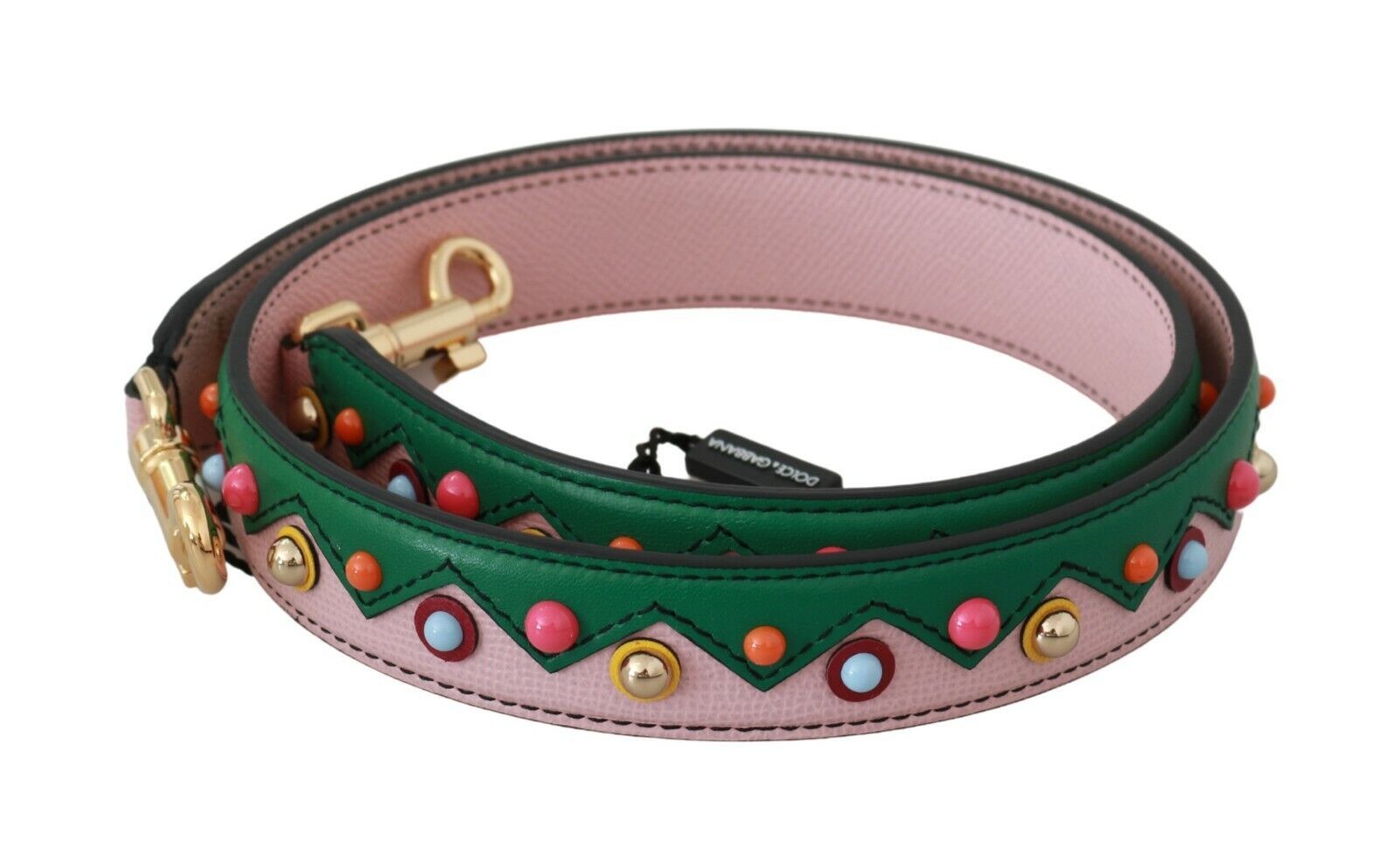 Shoulder Strap Leather Pink Handbag Accessory Dolce & Gabbana