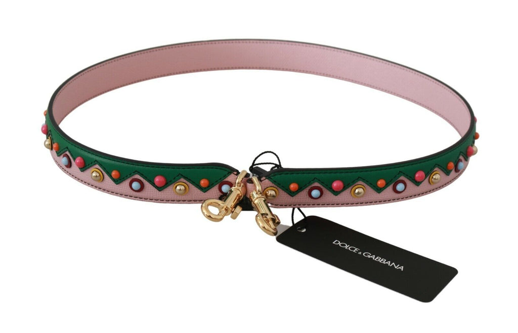 Shoulder Strap Leather Pink Handbag Accessory Dolce & Gabbana