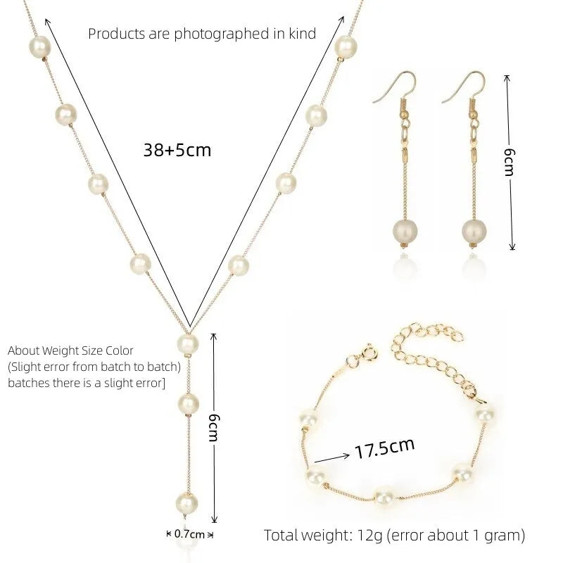 Fashion Pearl Jewellery Set jewellery sets Shopella