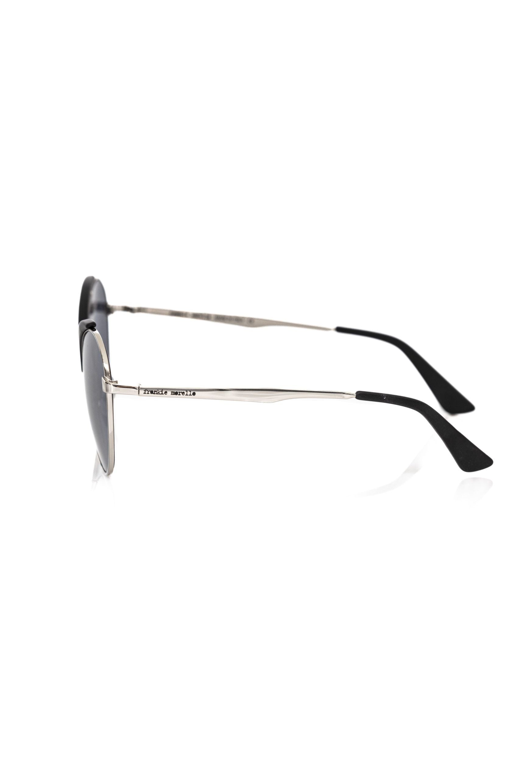 Black Metallic Sunglass for Women Frankie Morello