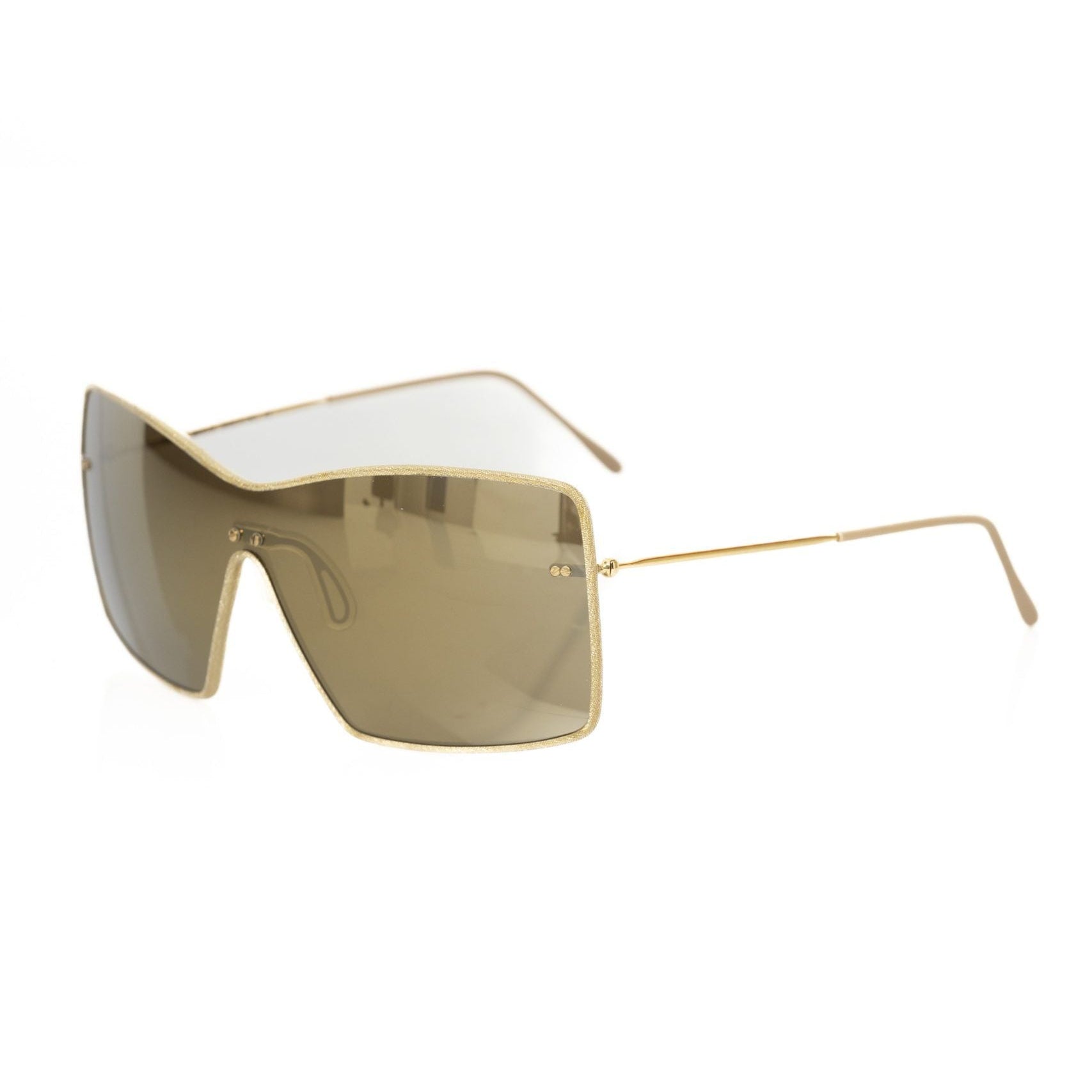 Gold Metallic Women Sunglass sunglasses Frankie Morello