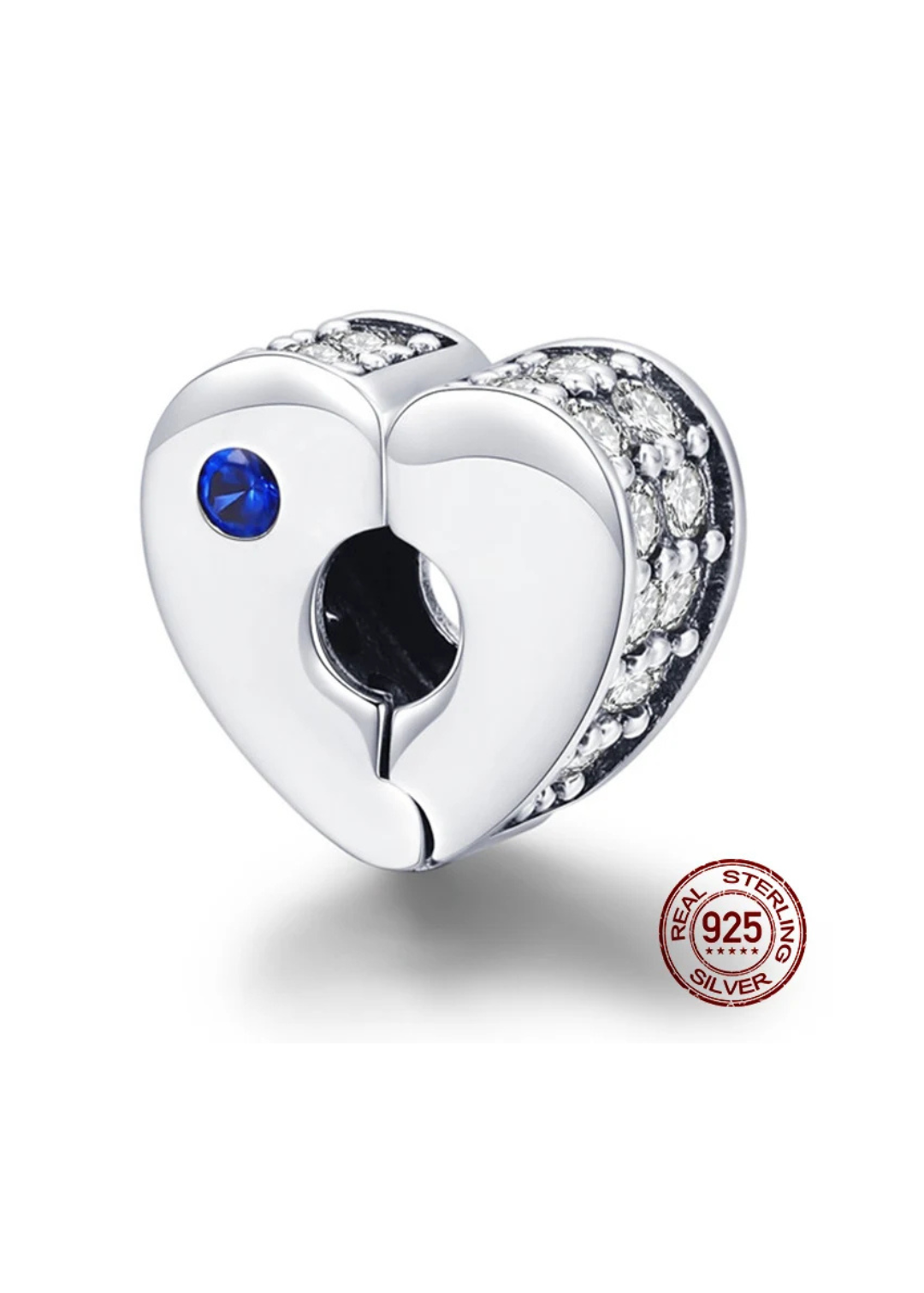 Real 100% 925 Sterling Silver Clip Charms Charms & pendants Shopella