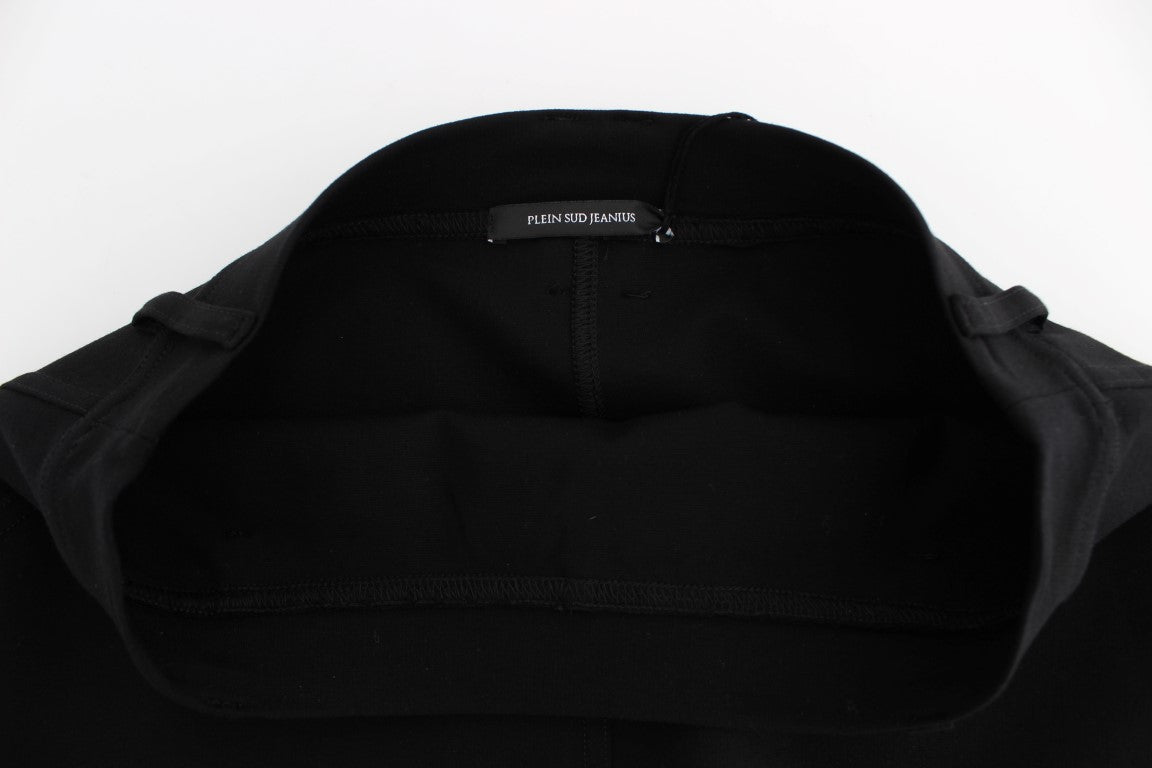 Black Straight Pencil Skirt PLEIN SUD