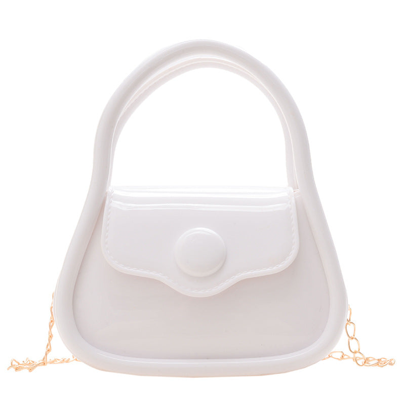 Small Cage Bag Portable Shoulder Crossbody BAGS Dropshipman Small White