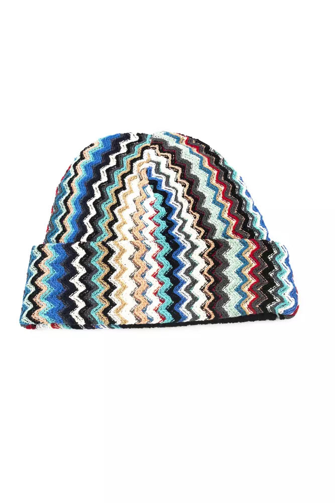 Multicolor Wool Men Hat Missoni UNI