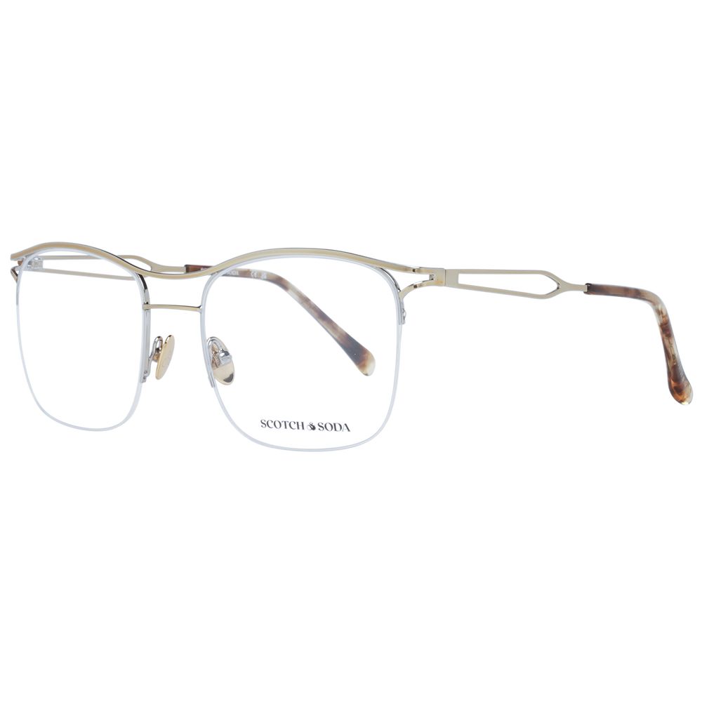 Silver Men Glasses Frame Scotch & Soda