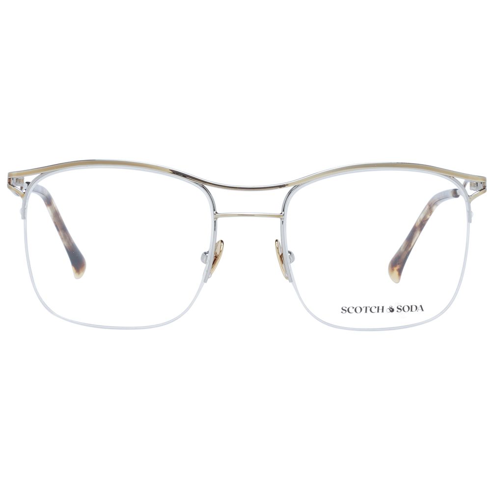 Silver Men Glasses Frame Scotch & Soda