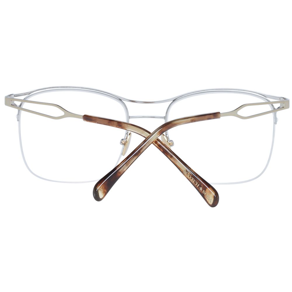 Silver Men Glasses Frame Scotch & Soda
