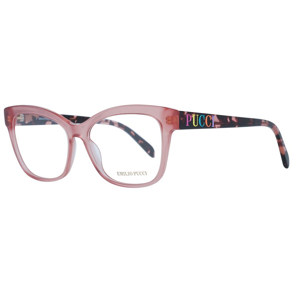 Pink Women Glasses Frame Emilio Pucci