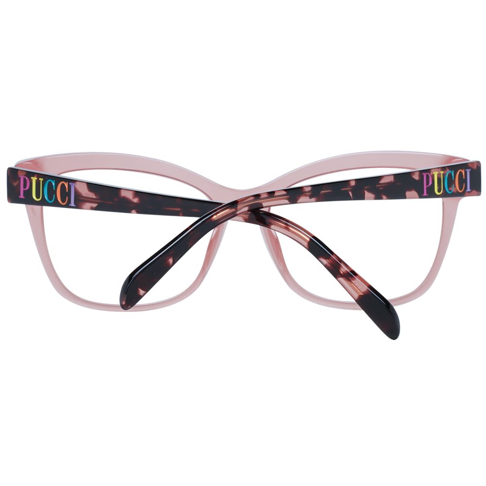 Pink Women Glasses Frame Emilio Pucci