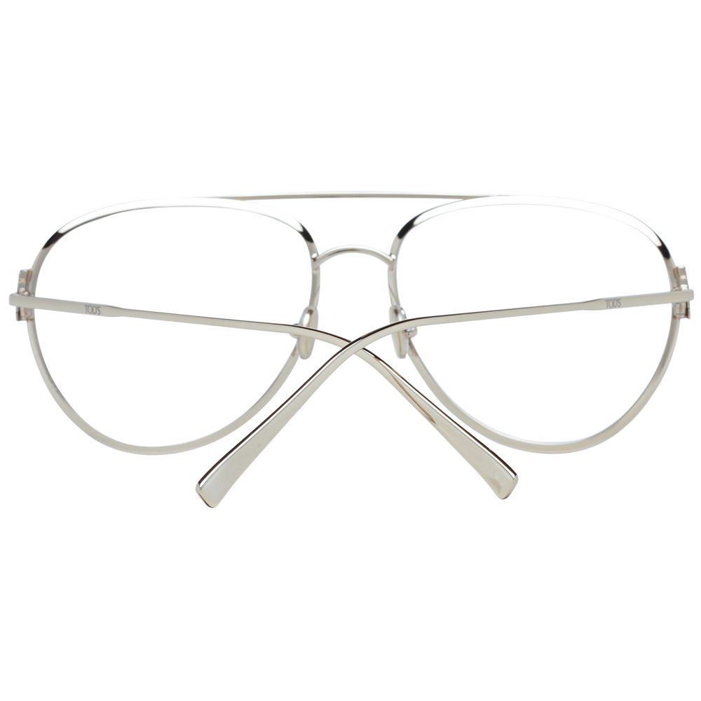 Gold Women Glasses Frame Tod's