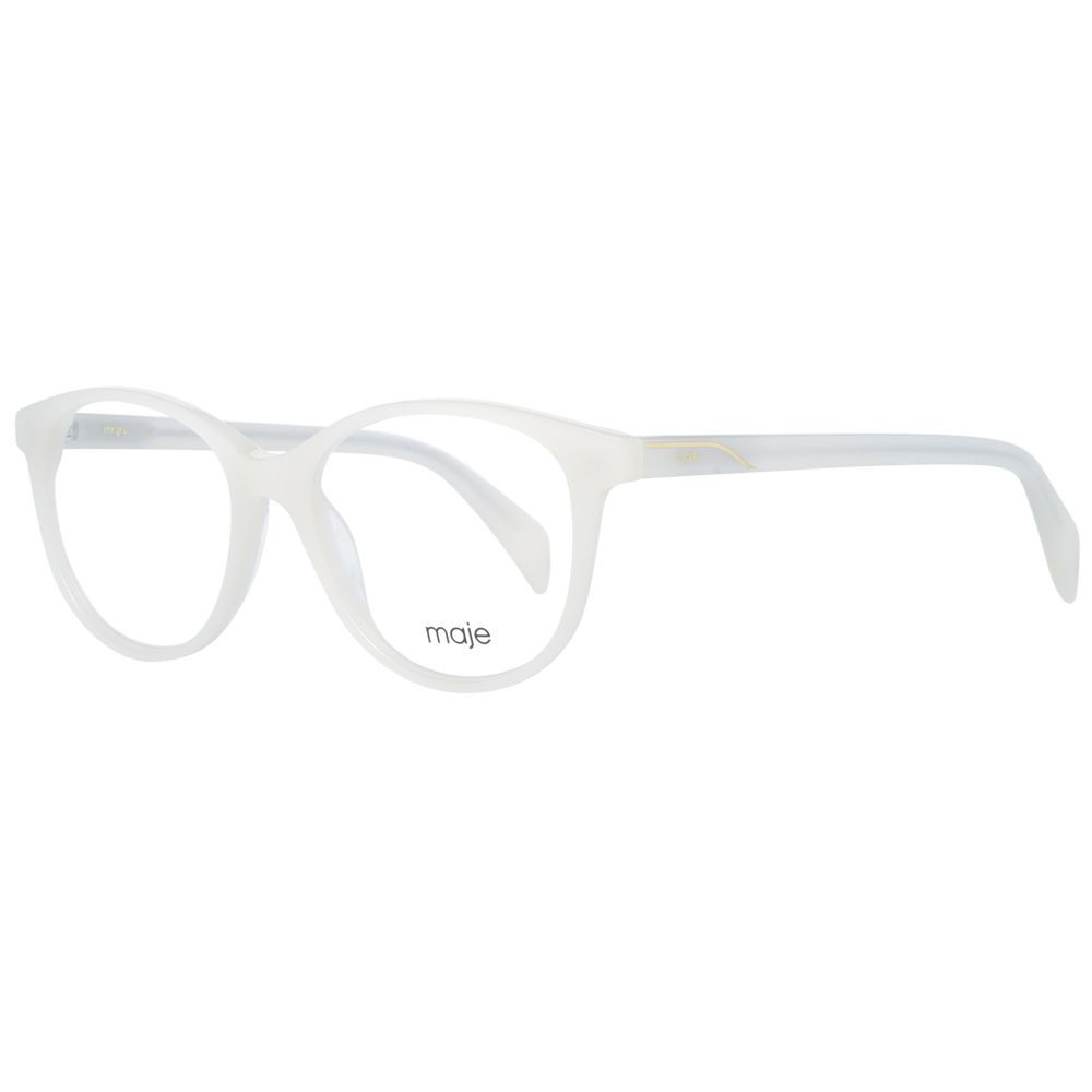 Cream Women Glasses Frame Maje