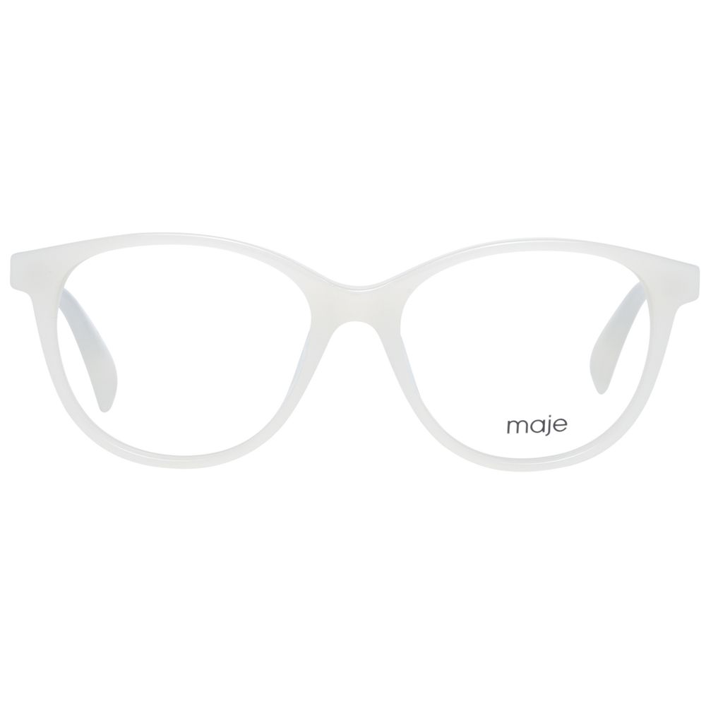 Cream Women Glasses Frame Maje