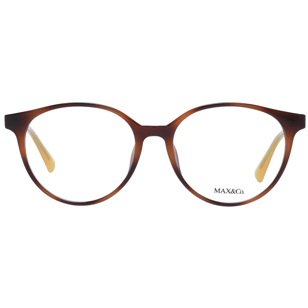 Brown Women Glasses Frame Max & Co
