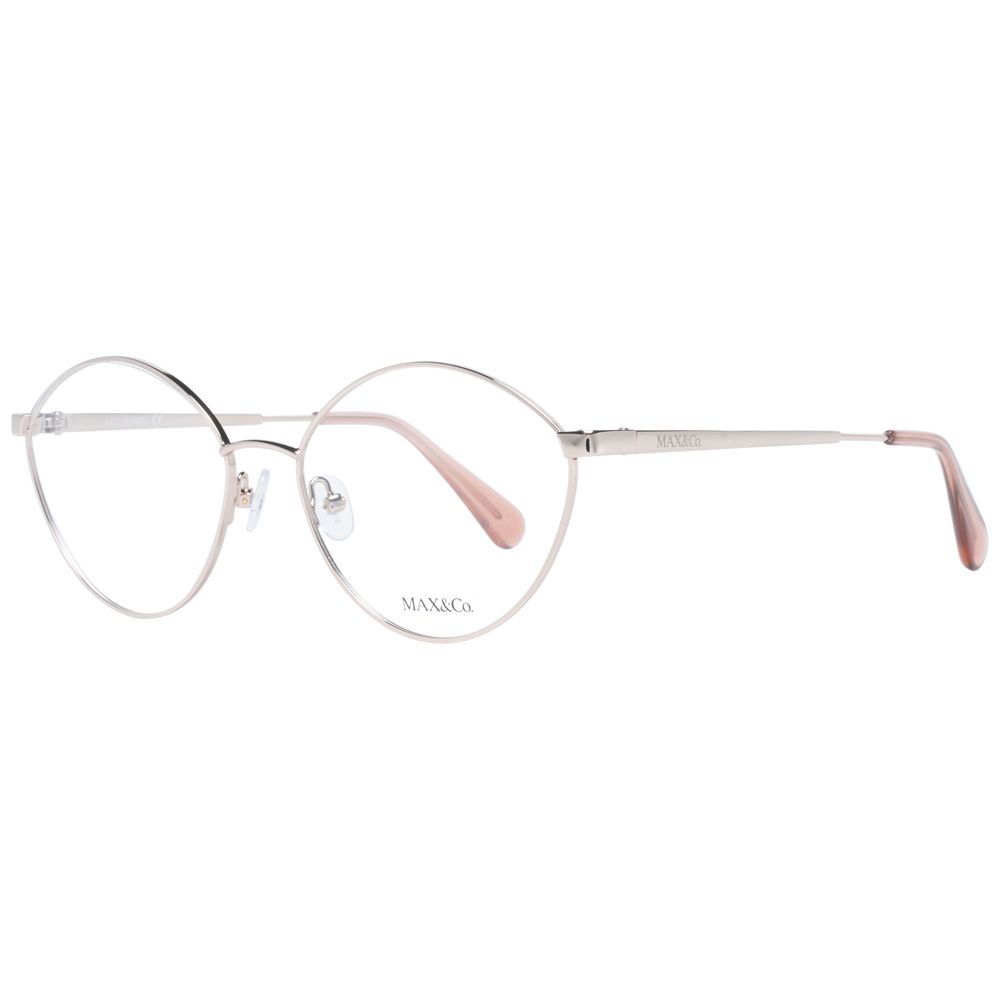 Rose Gold Women Glasses Frame Max & Co