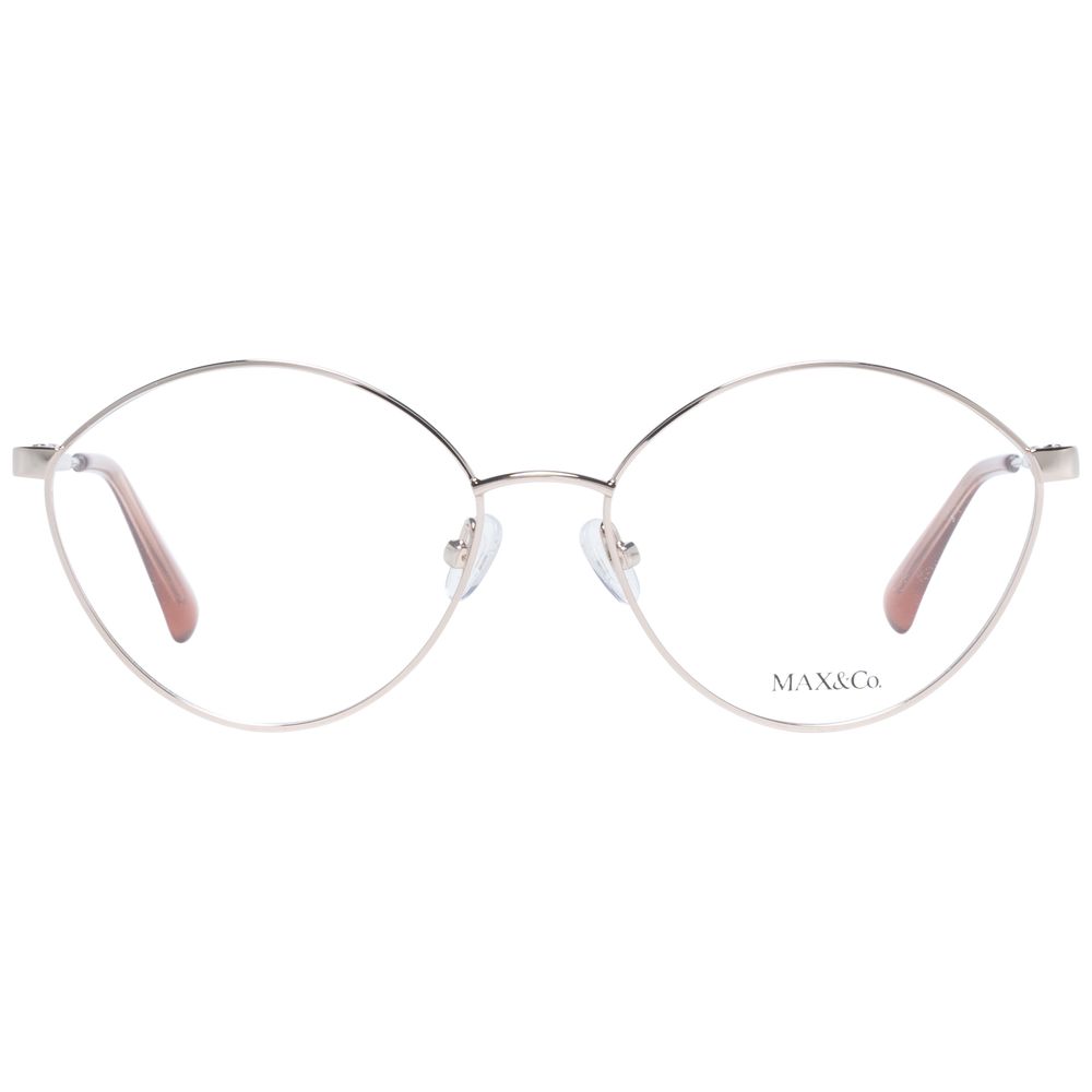 Rose Gold Women Glasses Frame Max & Co